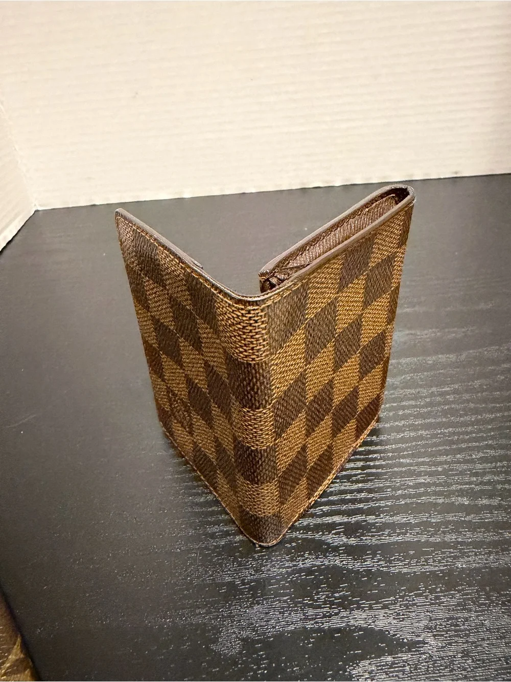 Louis Vuitton Brown Damier Stripe Card Holder